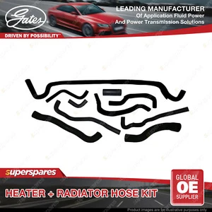 Gates Heater + Radiator Hose Kit for Nissan Patrol GU Safari Y61 4.5L 12V TB45E - Picture 1 of 2
