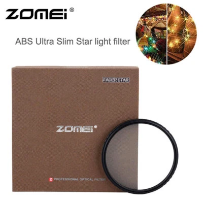 ZOMEI 49mm ABS Multi-Coated Ultra-Thin Star Effect Filter For Canon DSRL Camera - Image 1 of 4