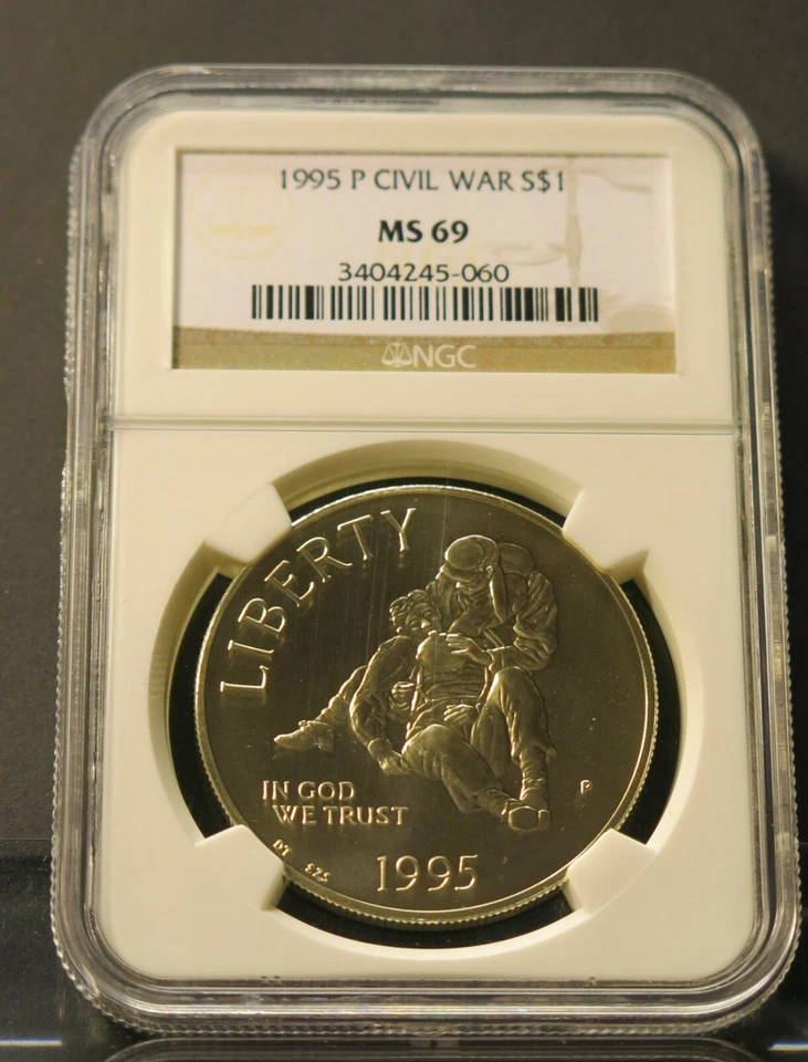 1995 P  CIVIL WAR  MS 69 NGC - Image 1 of 1