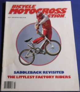 BICYCLE MOTOCROSS ACTION MAGAZINE- JULY 1979  SADDLEBACK  SCARY HARRY LEARY - Picture 1 of 7