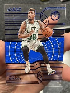 2015-16 Panini Clear Vision Blue #36 Marcus Smart #14/149 Boston Celtics ☘️🏀