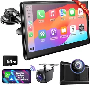 Touch Screen 10 Pollici per Auto - Usato per Wireless Apple Carplay Android Auto NUOVO - Foto 1 di 3