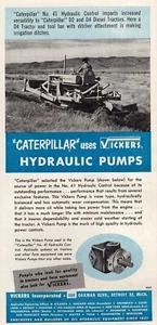 Caterpillar D4 Traktor 1954 original Vickers Hydraulikpumpen Anzeige - Bild 1 von 1
