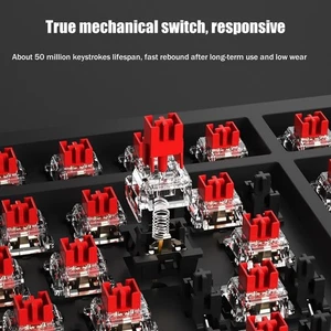 Original Lenovo KL11 Wired Mechanical Gaming Keyboard 104-Key RGB For Laptop PC - Picture 1 of 17