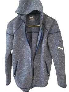 Puma Women’s Hoodie Full Zipe Size Medium Color : Blue - Picture 1 of 8