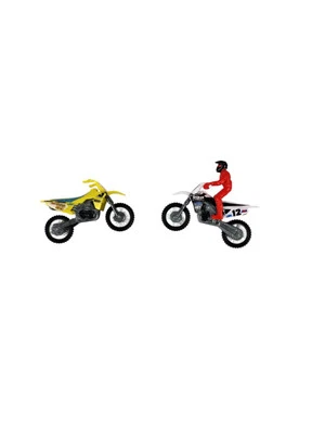SX Supercross Motorcycle 1:24 Scale  Shane McElrath #12 & Adam Enticknap #722 - Image 1 of 4