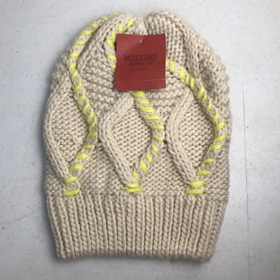 Nuevo con etiquetas Mossimo Supply Co. Mujer Invierno Tejido Gorro Beige Foto 1 de 4
