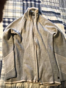 Suéter pequeño SMARTWOOL MUJER CREMALLERA COMPLETA GRIS LANA MERINO - Imagen 1 de 8