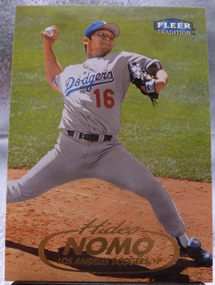 1998 Fleer Tradition Hideo Nomo #504 Los Angeles Dodgers NM/MT - Image 1 of 2