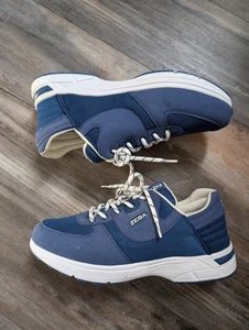 Scarpe sneakers Zeba uomo mani libere slip-on passeggio blu navy taglia 13 - Foto 1 di 6