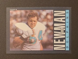 ED NEWMAN 1985 TOPPS FOOTBALL #316 MIAMI DOLPHINS - Picture 1 of 1