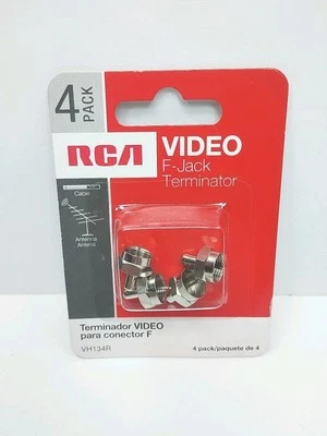 RCA VH134R Video F-Jack Terminator Pack Of Four - Image 1 of 2