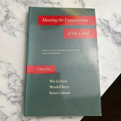 Sustainable Agriculture Essays Wendell Berry Wes Jackson 1984 Signed Paperback - Image 1 of 4