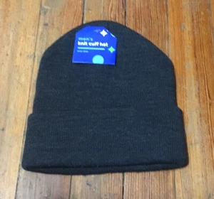 HERRENMÜTZE (Einheitsgröße) NEU grau Beanie Strickmanschettenmütze - Bild 1 von 1