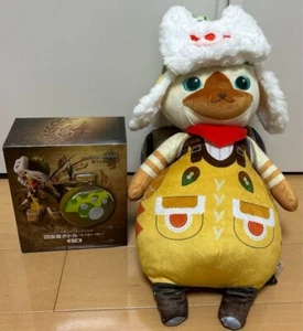 MONSTER HUNTER WILDS Potion Bottle Airou Felyne Ver. Plush Set of 2 CAPCOM JAPAN - Picture 1 of 2