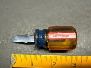 Vintage Craftsman WF Vanadium 1/4” Wide Stubby Flat Head Screwdriver! USA! Nice! - Picture 1 of 5