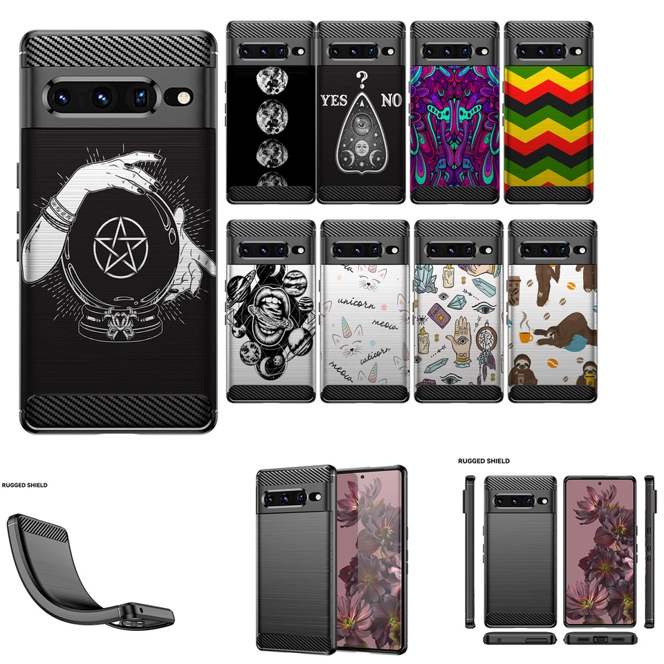 Case For [GPixel 8 Pro (2023)][FLEX TPU SET17] Flexible Embossed Slim Cover - Image 1 of 1