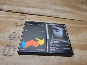 2 Foreigner Cassette Tapes - Inside Information & Agent Provocateur - Imagen 1 de 11