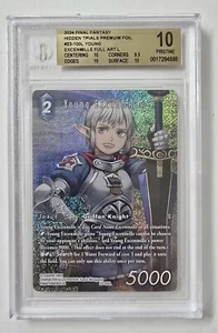 2024 Final Fantasy TCG Hidden Trials Foil Young Excenmille FULL ART BGS 10 - Picture 1 of 2