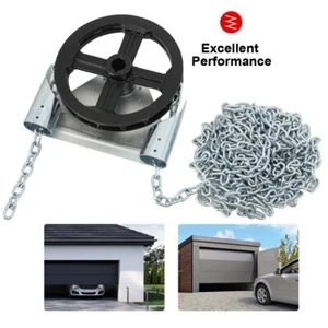 Garage Door Chain Hoist Roll Up Garage Door Opener 1:1 Reduced Drive 330 lbs - Picture 1 of 9