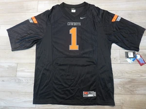 Oklahoma State Cowboys Football Team Nike black Out edition Jersey XL NEW Nwt - Picture 1 of 3