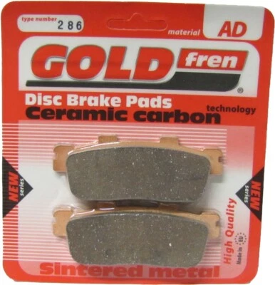 Pastillas de freno traseras Goldfren para Daelim ET 300 Quad 2007-2009 Foto 1 de 2