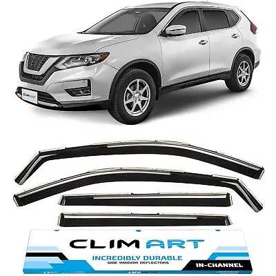 Sun Rain Visors Wind Rain Guards for 2014-2020 Nissan Rogue - Image 1 of 4