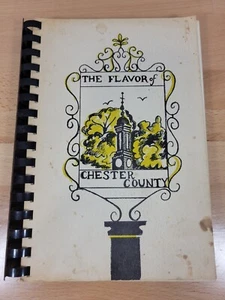 Vtg The Flavor of West Chester County 1972 Pennsylvania Local Recipes Cookbook - Picture 1 of 6