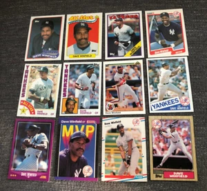 Lot Of 12 Dave Winfield MLB Major League Baseball Cards Hall Fame Yankees Angels - Picture 1 of 10