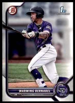 2022 Bowman Prospects #BP46 Warming Bernabel - Image 1 of 2