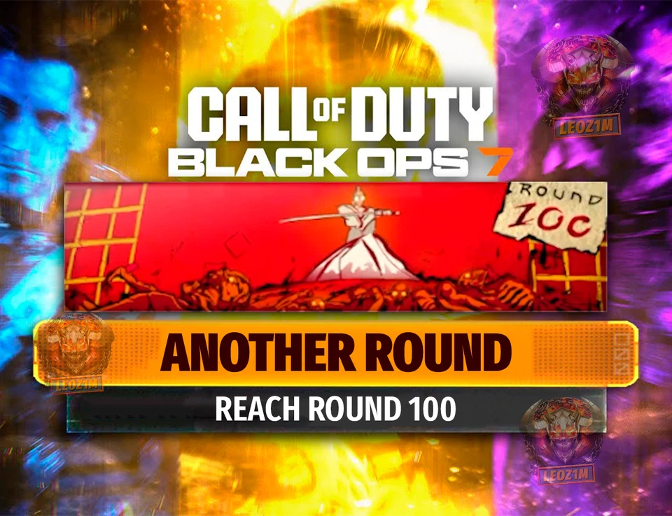 CALL OF DUTY Round 100 Black Ops 7 Zombies - Another Round FAST 100% LEGIT DARK OPS RARE BO7