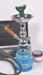 Mya Shisha set Hookah - Authentic Water Pipe Smoking Kit Hose & Bowl - Picture 1 of 5
