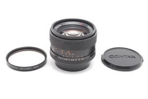 [N MINT] CONTAX Carl Zeiss Planar 50mm F1.4 T* AEJ MF Prime Lens C/Y From JAPAN - Picture 1 of 24
