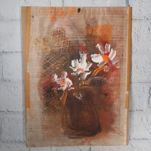 Multimedia Gemälde Blumenvase - Bild 1 von 3