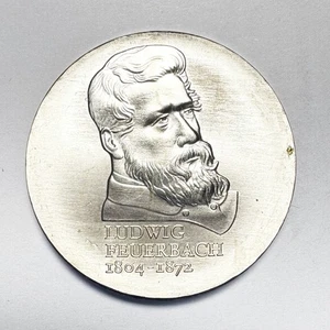 10 marcos RDA 1979 Feuerbach plata - Imagen 1 de 2