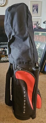 BOLSA DE GOLF BUDWEISER CASI NUEVA... llevar... carrito... bolsa de lona de 14 vías Foto 1 de 4