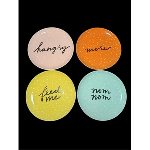 Danica Snappy Appetizer Plates Set of 4 - Picture 1 of 6