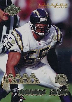 1998 Collector's Edge Supreme Season Review #151 Junior Seau Gold Ingot - Image 1 of 2
