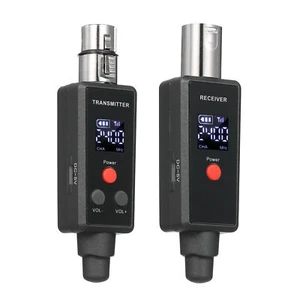 Wireless Transmitter Receiver UHF System XLR Connect Dynamic Condenser Mic Z3C1 - Picture 1 of 12