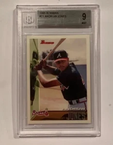 ANDRUW JONES BGS 9 MINT 1995 Bowman RC Atlanta Braves - Picture 1 of 6