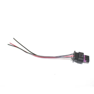 Fit for VW Audi SKODA 3 Pin Pigtail Plug Wiring Connector 4F0973703 - Picture 1 of 5