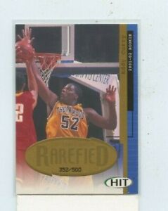 EDDY CURRY 2001 SAGE HIT Rarefied Gold Rookie #R5 #D  /500