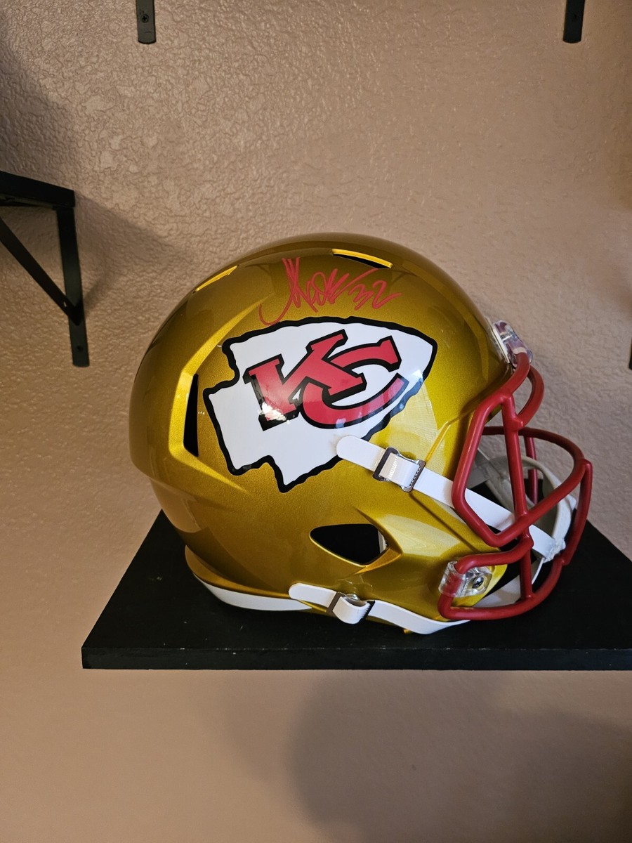 カンザスシティ・チーフスオーセンティック ヘルメット マーカス・アレンサイン入り Marcus Allen Kansas City Chiefs Original Autographed