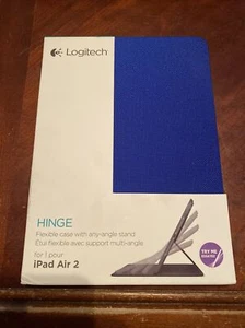One (1) Logitech Hinge Flexible Case Blue Case For Apple iPad Air 2. #R113 - Picture 1 of 4
