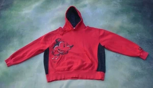 Vintage Disneyland Resort Men's Red Pull Over Hoodie Jacket Size XL. - Picture 1 of 12