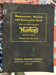 Norton Maintenance and Instruction Book Model 88 & 99 - Picture 1 of 4