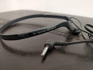Sony MDR-W08 Vintage vertical In-Ear headphones. Black - Picture 1 of 7