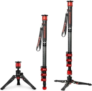 Monopie profesional de viaje IFOOTAGE Cobra 3 C180F 71" fibra de carbono - Imagen 1 de 8