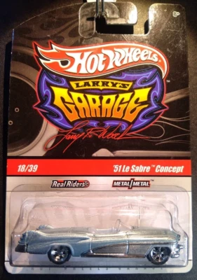 Larry's Garage Hot Wheels 2010 azul claro '51 Le Sabre Concept M/M RealRiders Foto 1 de 2