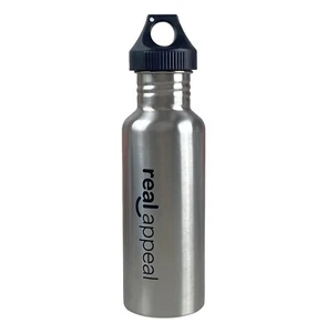 Real Appeal 24 Unzen Edelstahl Trinkflasche mit Schraubdeckel - Bild 1 von 3